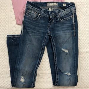 Stella Buckle Slim Boot Jeans
